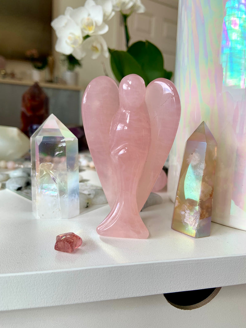 Rose Quartz Angel