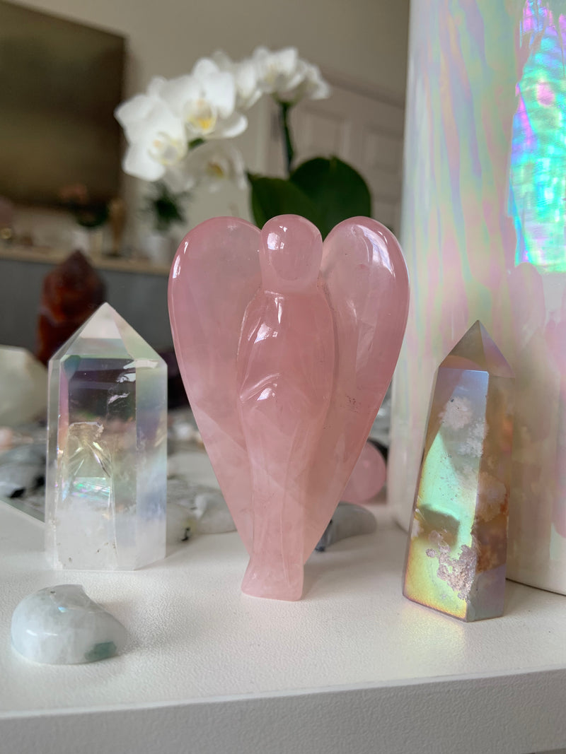 Rose Quartz Angel