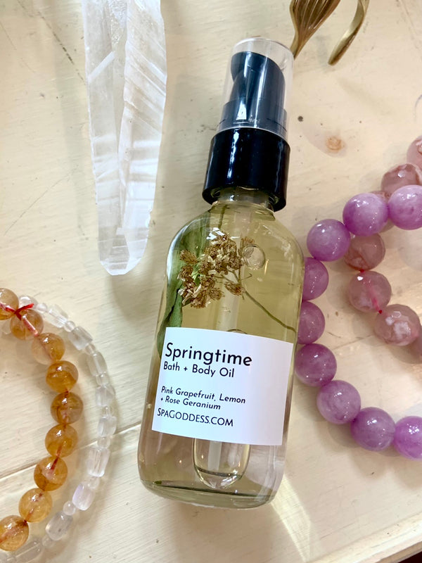 Springtime Body Oil - Heart Chakra + Solar Plexus