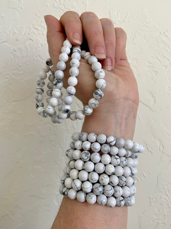 Howlite Beaded Bracelet