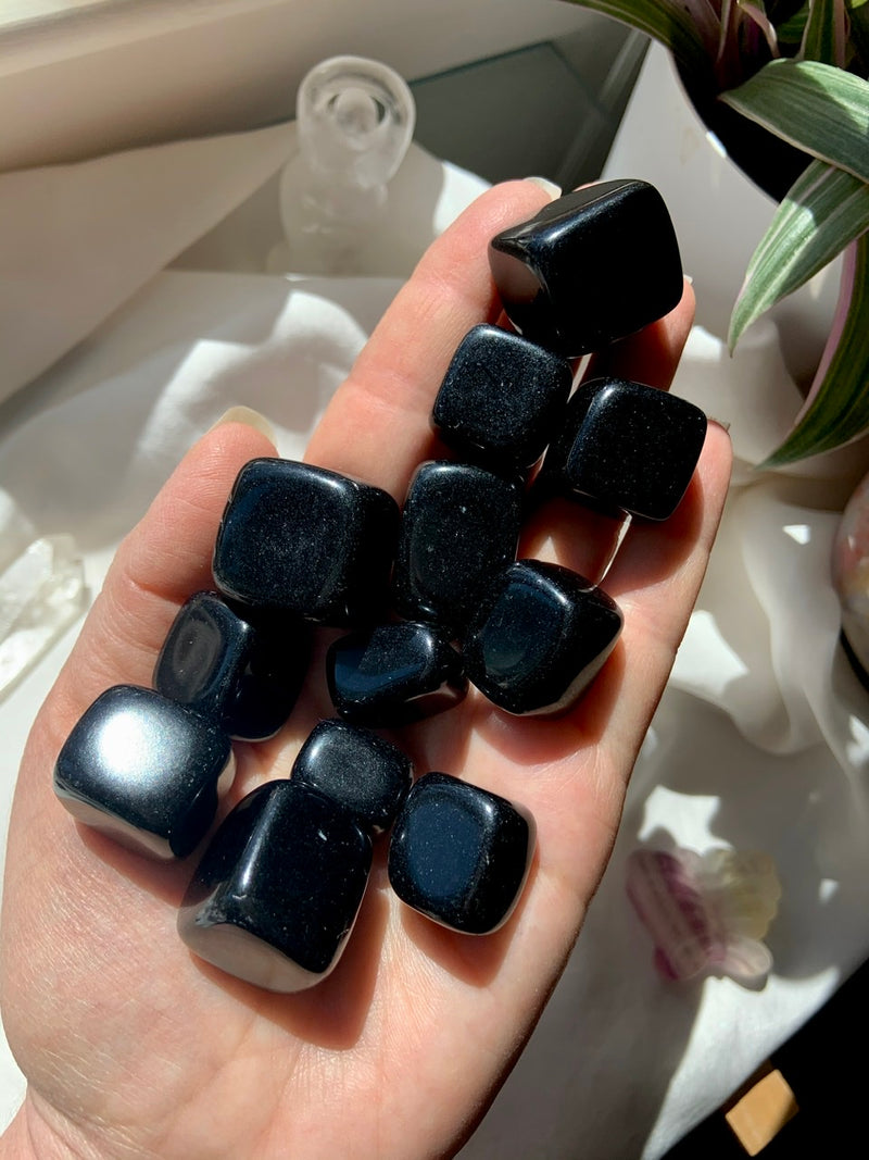 Black Obsidian Cubes for energetic protection