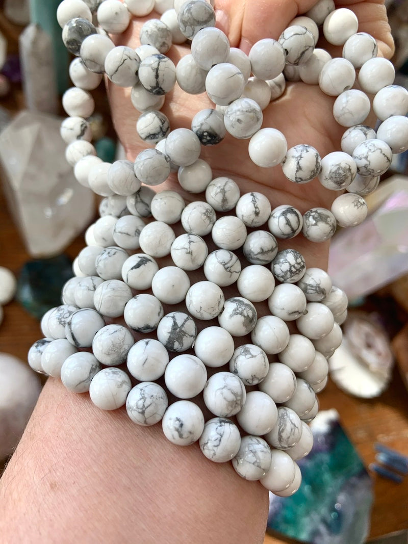 Howlite Beaded Bracelet