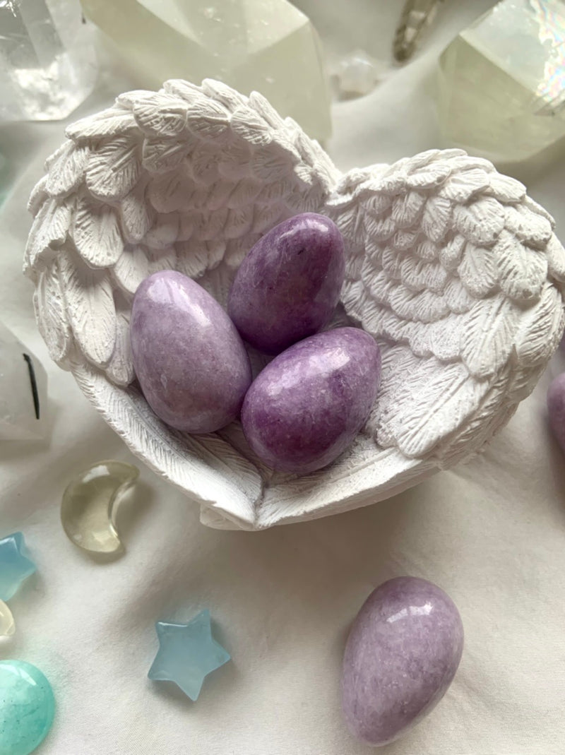 Lilac Lepidolite Robin Eggs