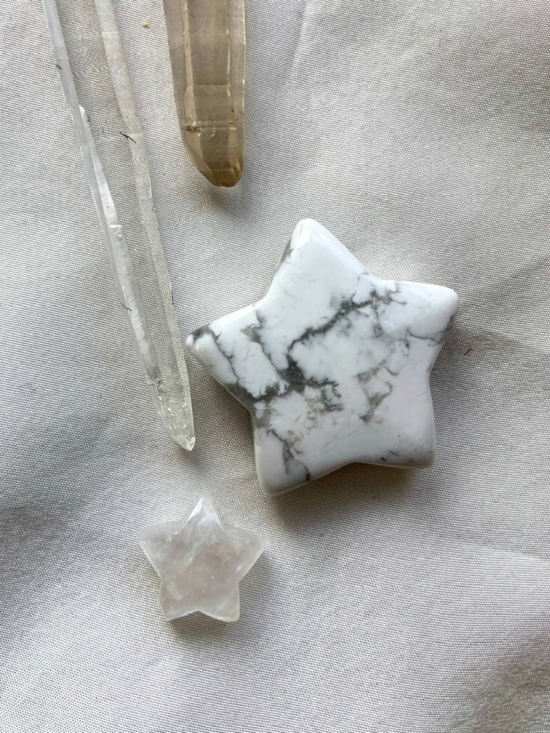 Howlite Stars