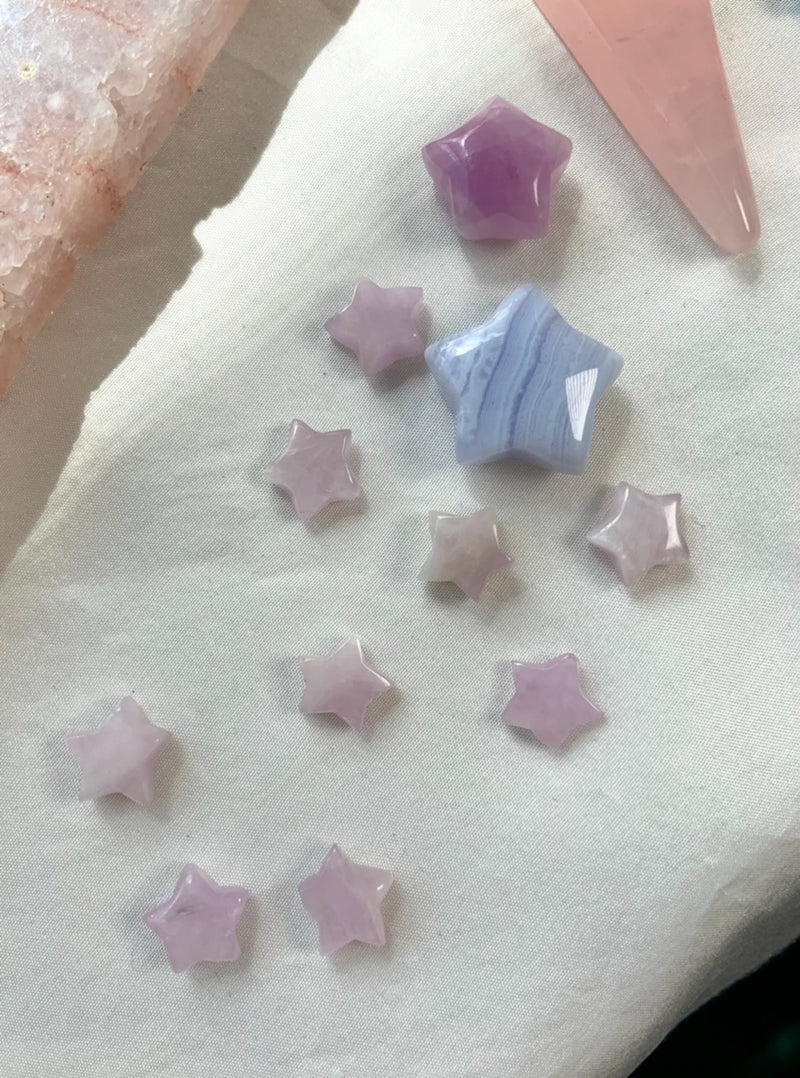 Tiny Kunzite Stars