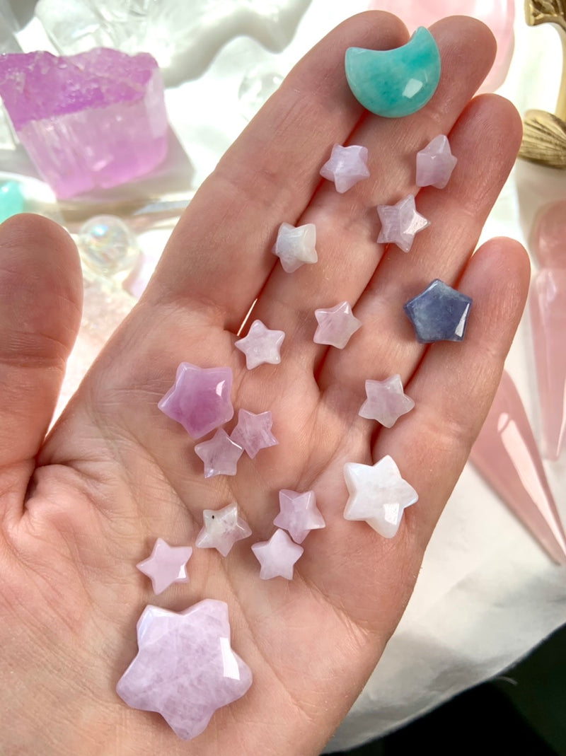 Tiny Kunzite Stars