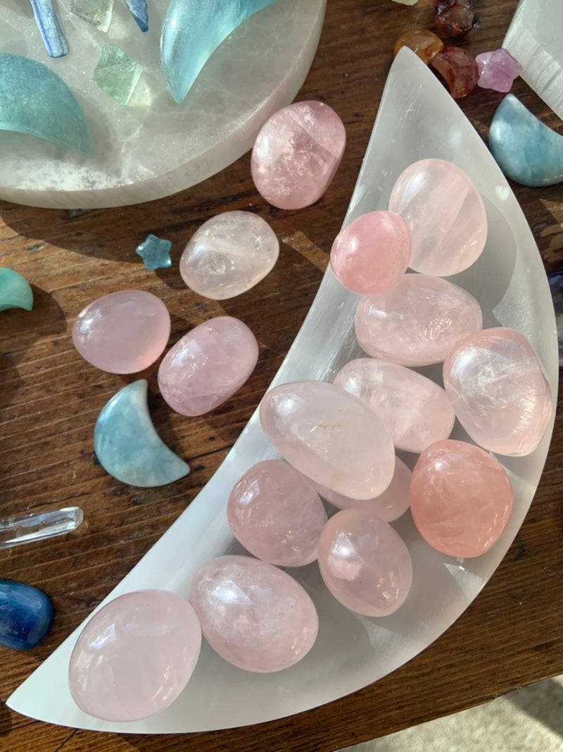 Rose Quartz Tumbles