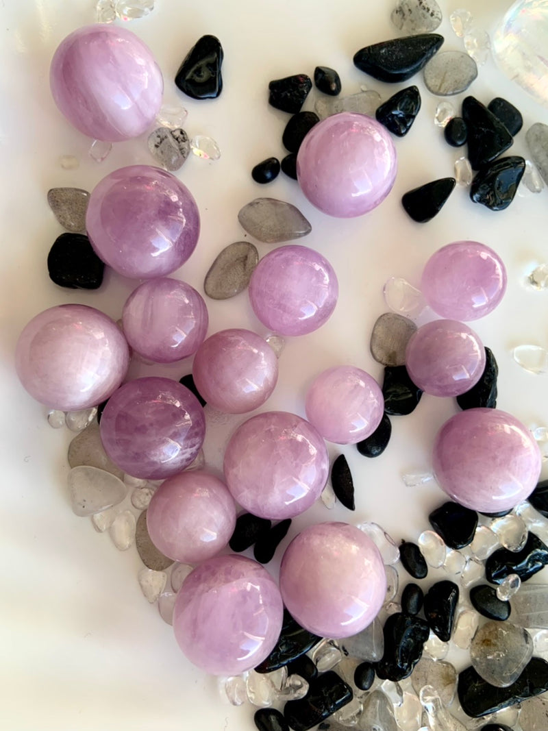 Mini Kunzite Spheres