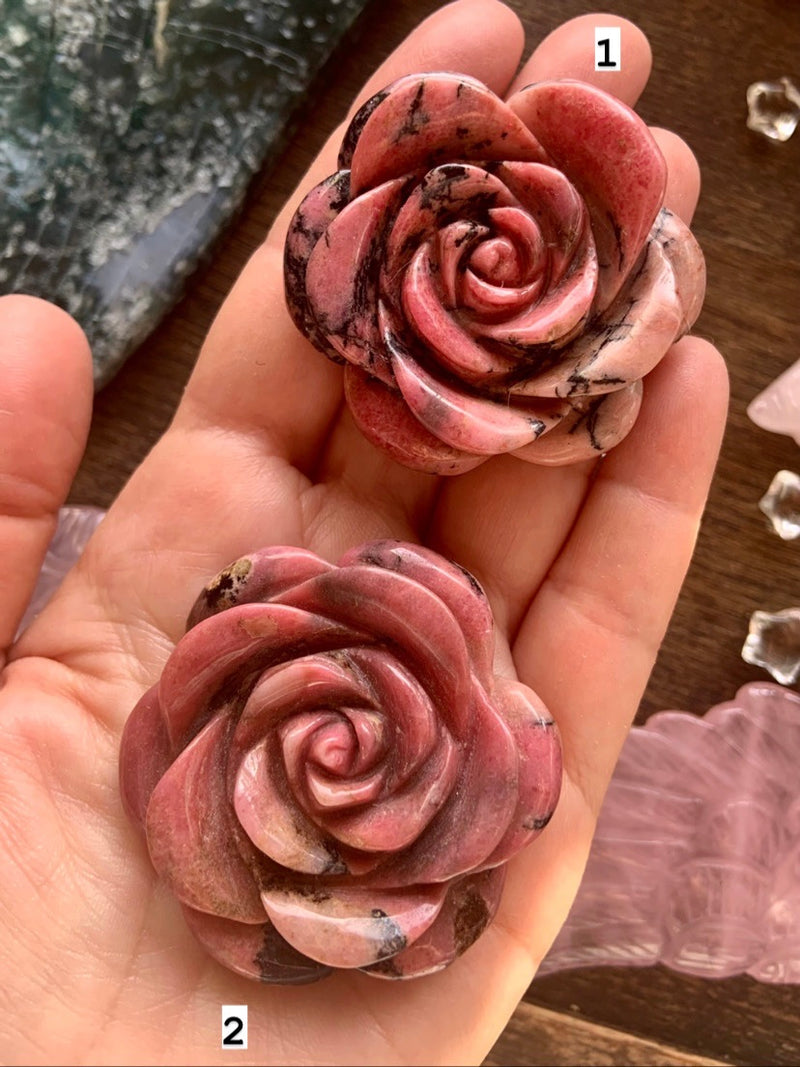 Big Rhodonite Roses