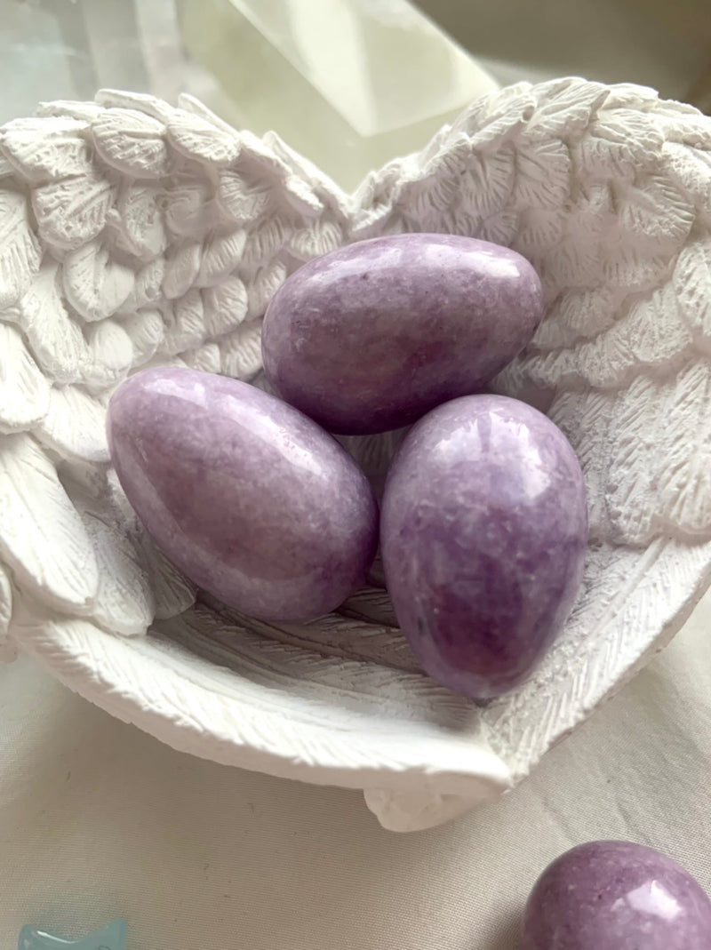 Lilac Lepidolite Robin Eggs