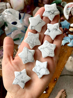 Howlite Stars