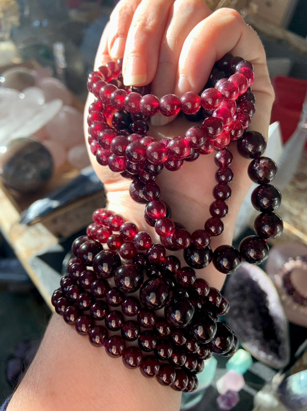 Almandine Garnet Bracelets