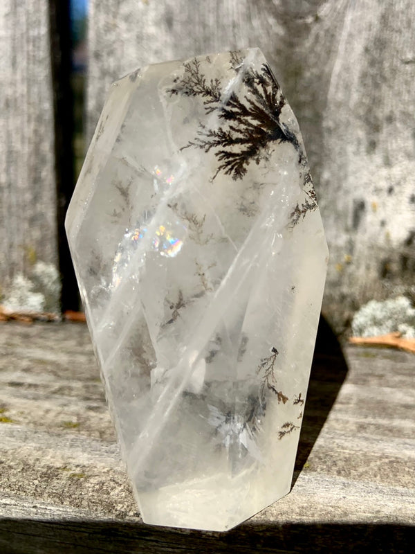 Girasol Dendritic QUARTZ Freeform Tower