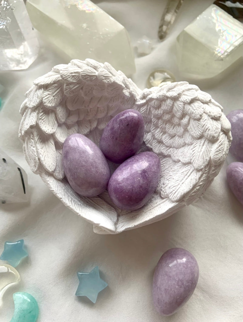 Lilac Lepidolite Robin Eggs