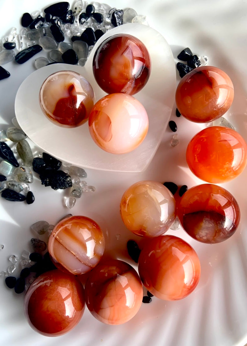 Small Carnelian Spheres