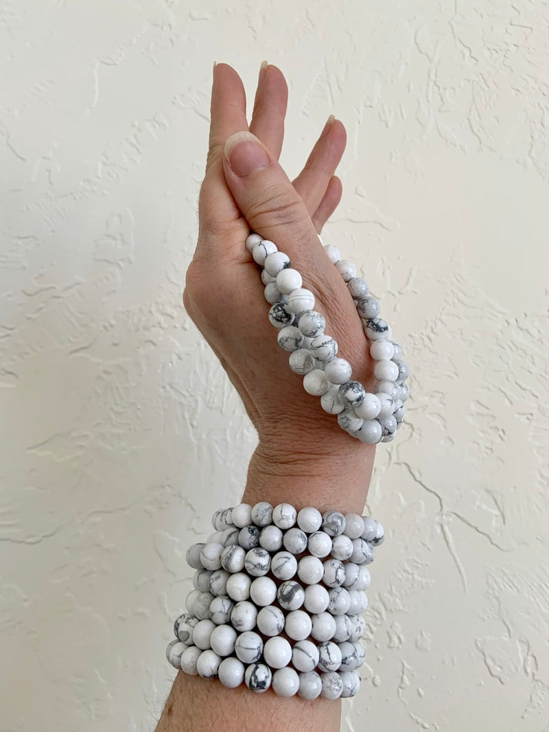 Howlite Beaded Bracelet