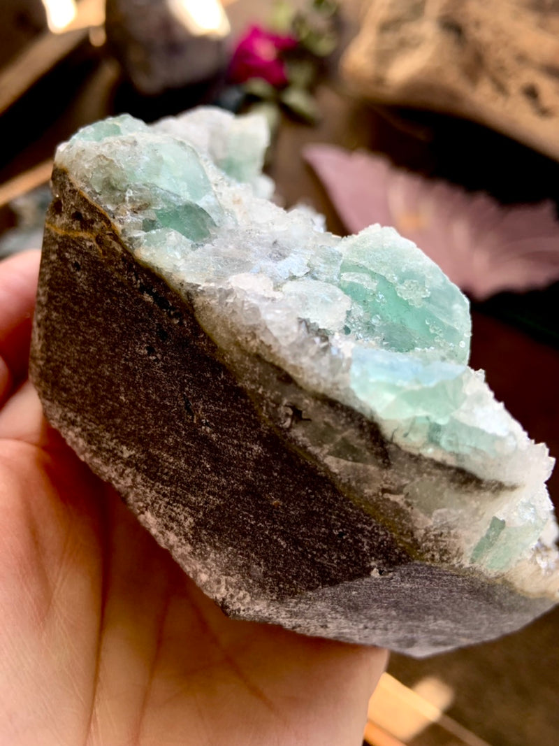 Sugary Cubic Fluorite Specimen