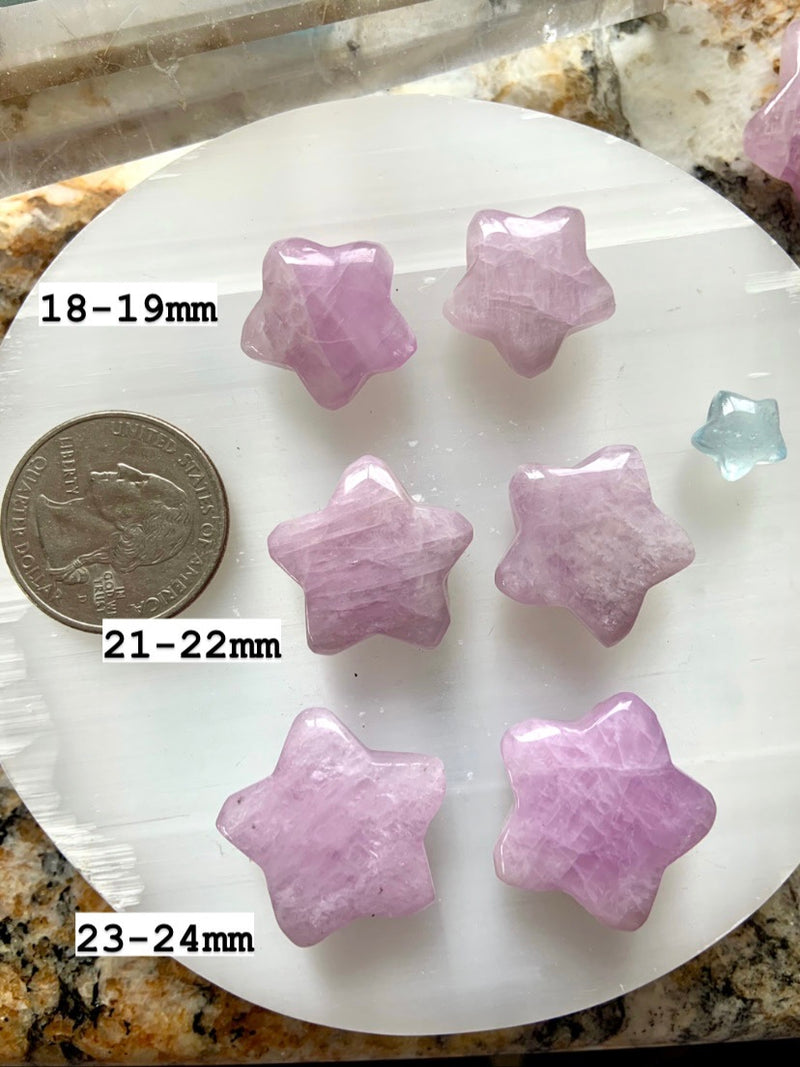 Shimmery Kunzite Stars