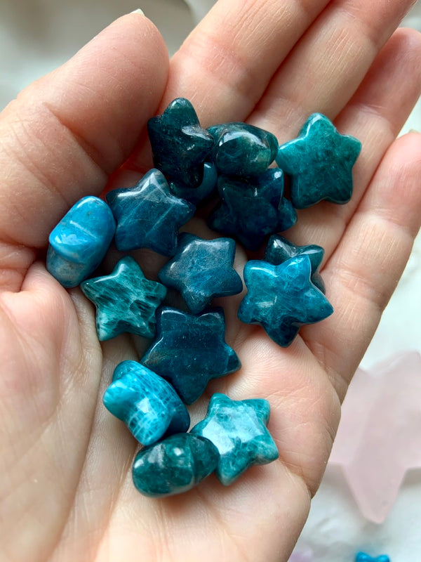 Blue Apatite Stars