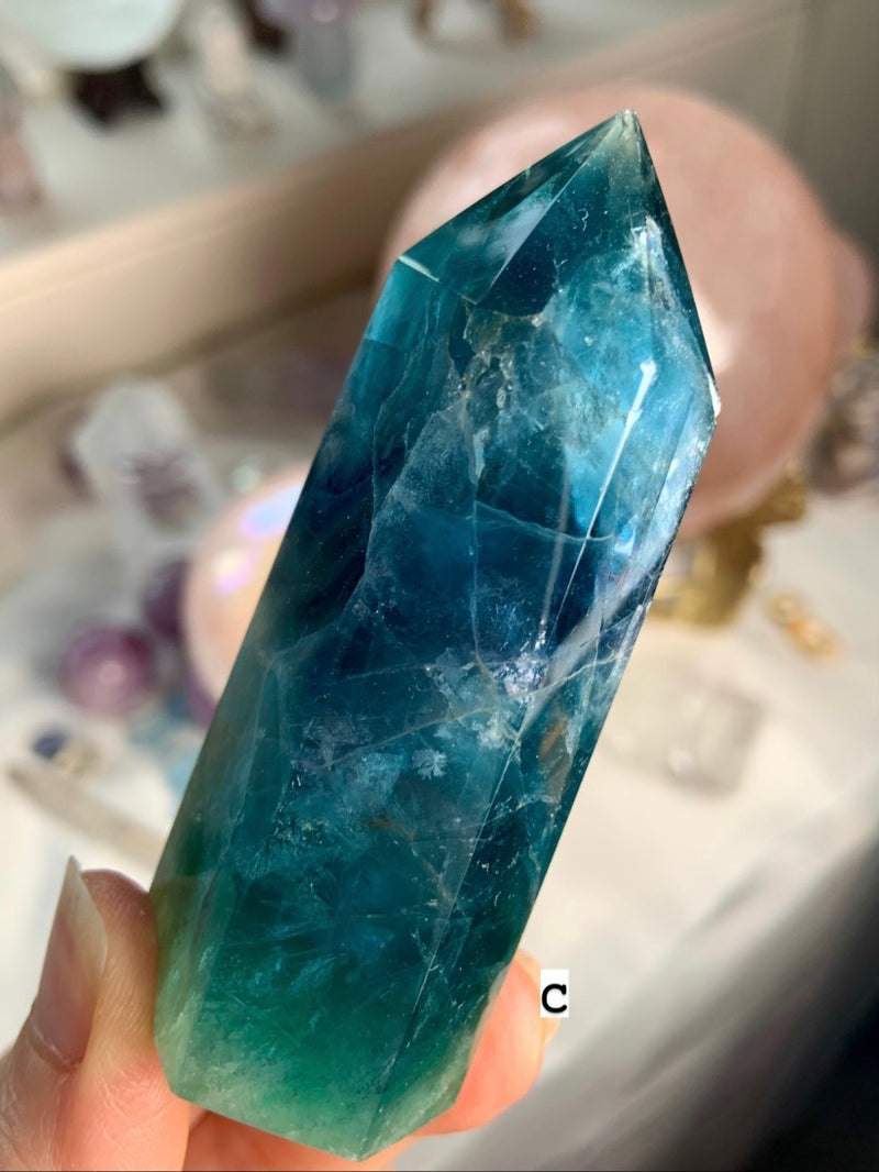 Atlantean Blue FLUORITE TOWERS