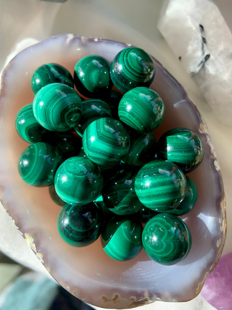 Malachite Mini Spheres