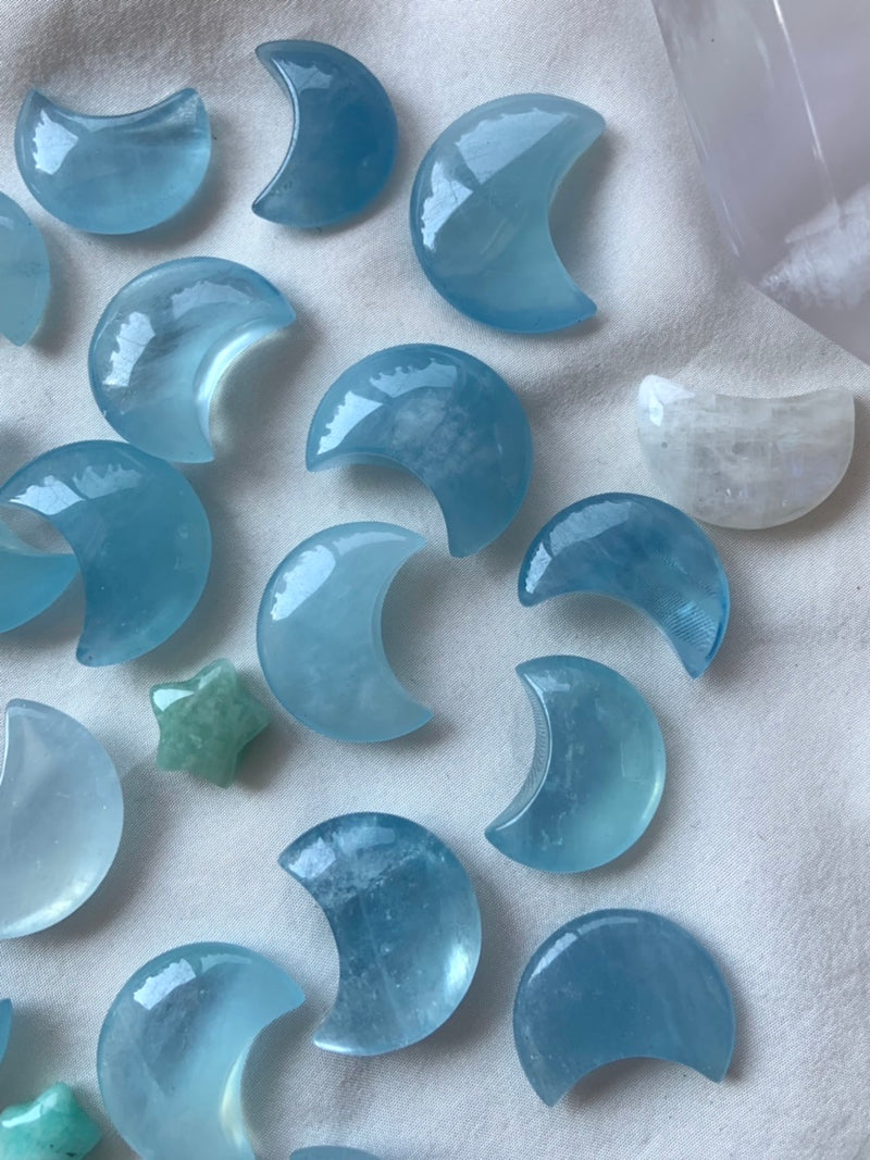 Aquamarine Crystal Moons