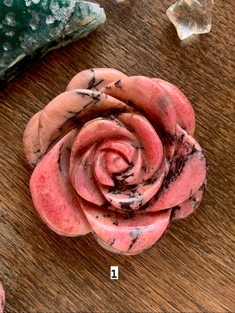 Big Rhodonite Roses