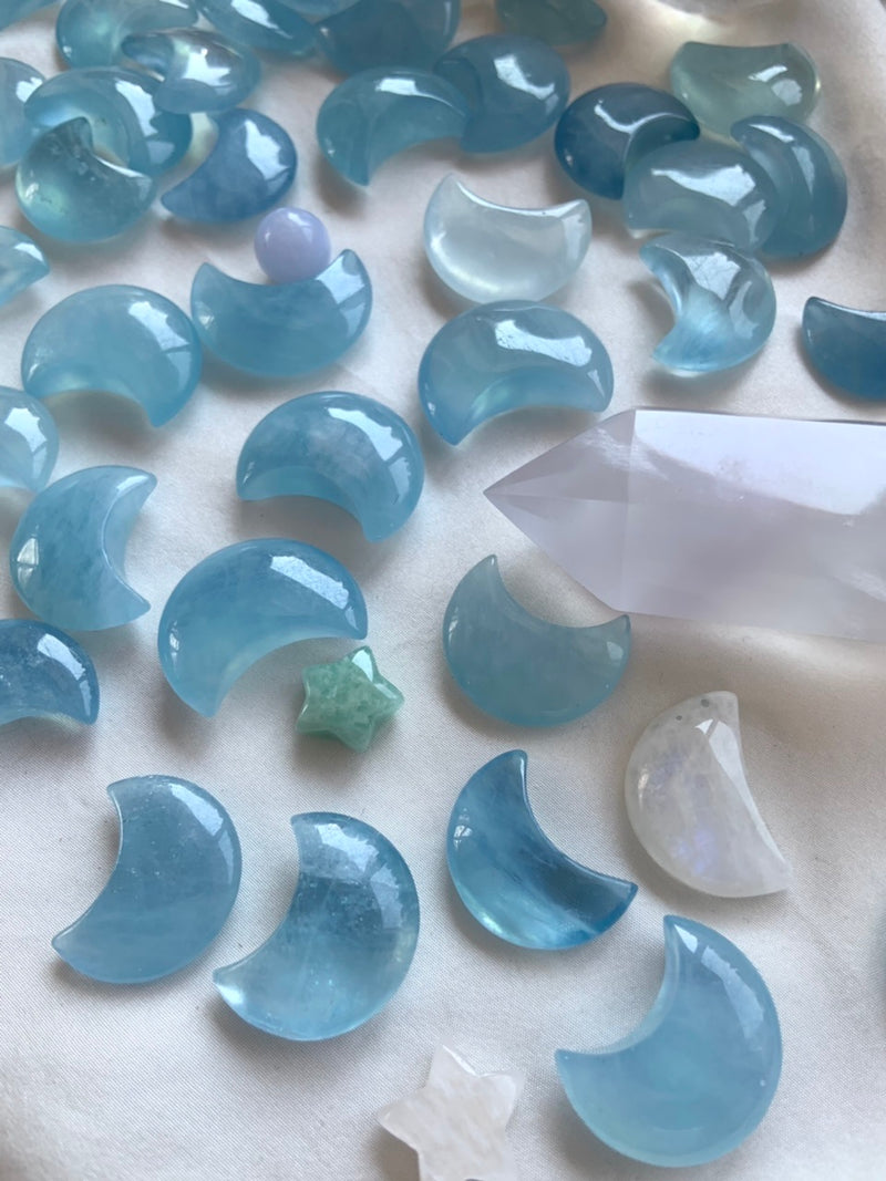 Aquamarine Crystal Moons