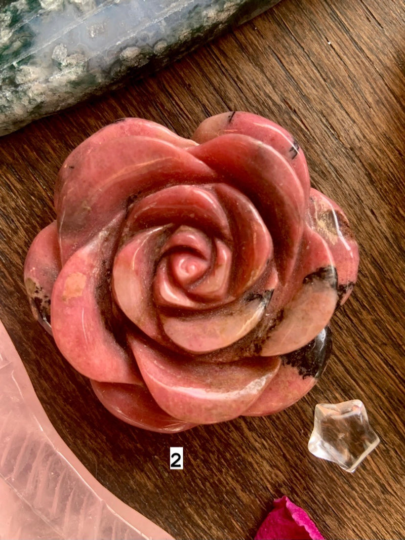 Big Rhodonite Roses