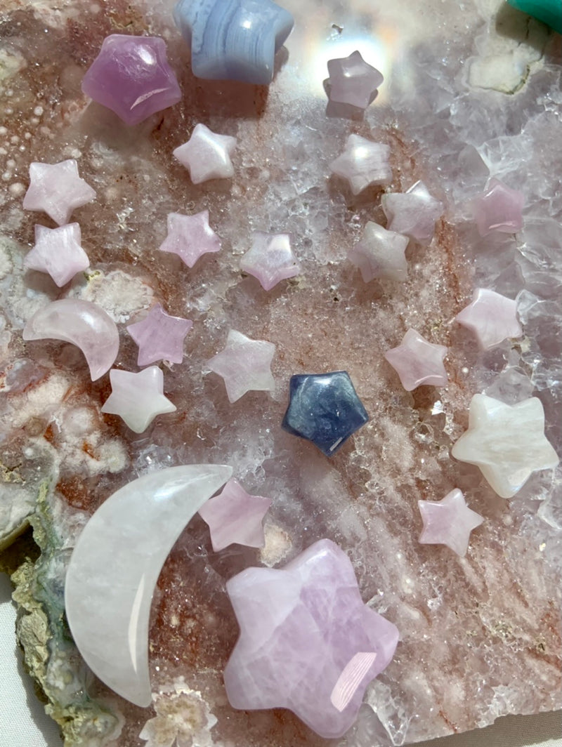 Tiny Kunzite Stars