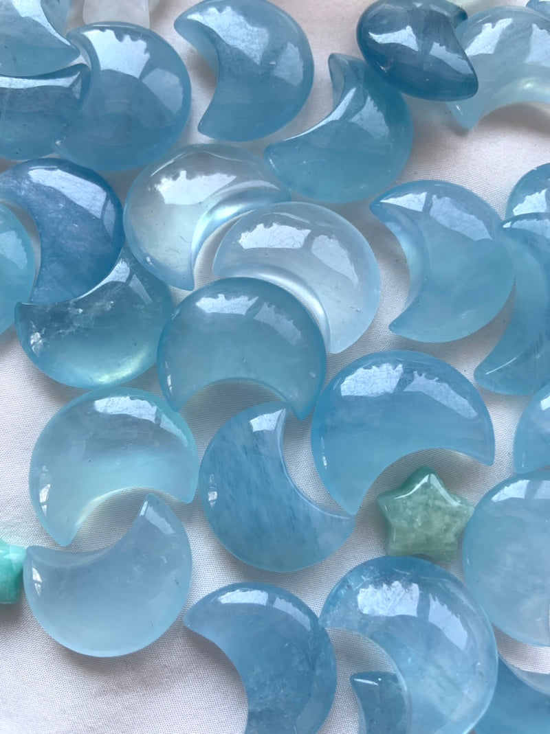 Aquamarine Crystal Moons