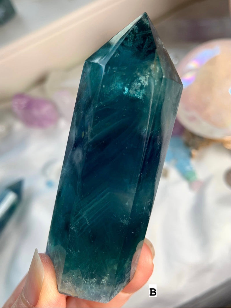 Atlantean Blue FLUORITE TOWERS