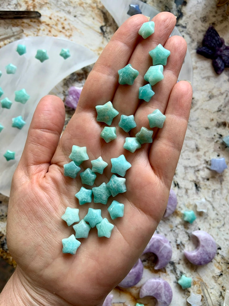 Mini Amazonite Stars