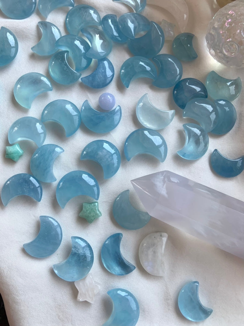 Aquamarine Crystal Moons