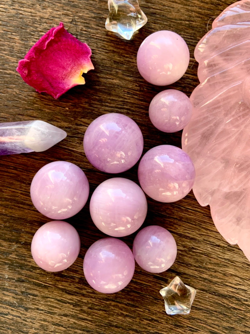 Mini Kunzite Spheres