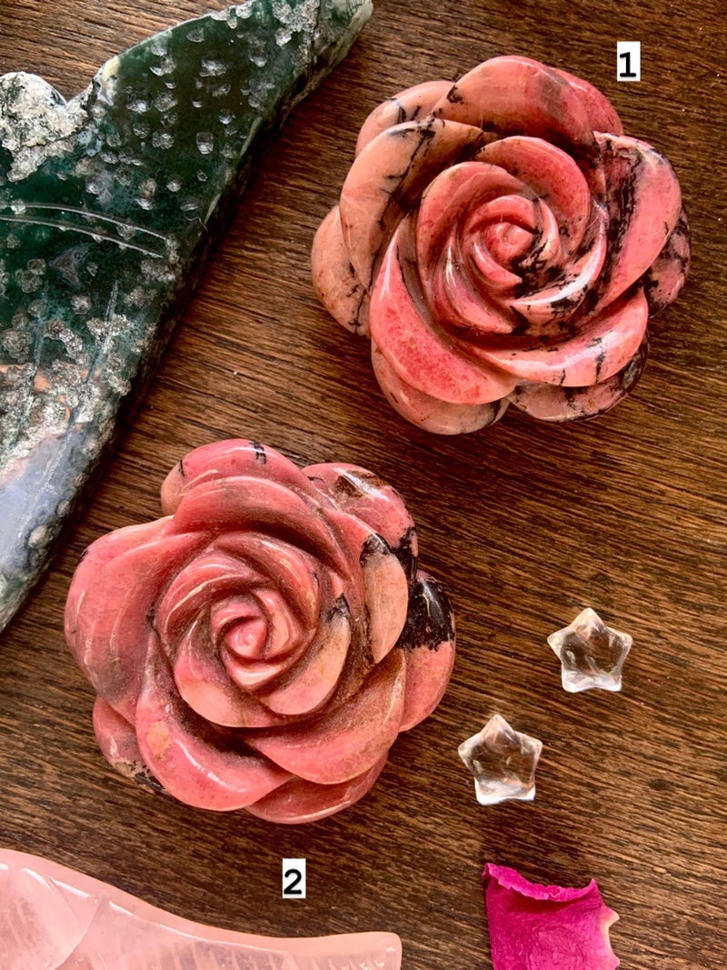 Big Rhodonite Roses