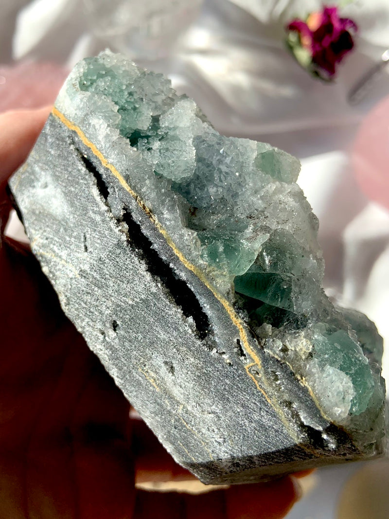 Sugary Cubic Fluorite Specimen