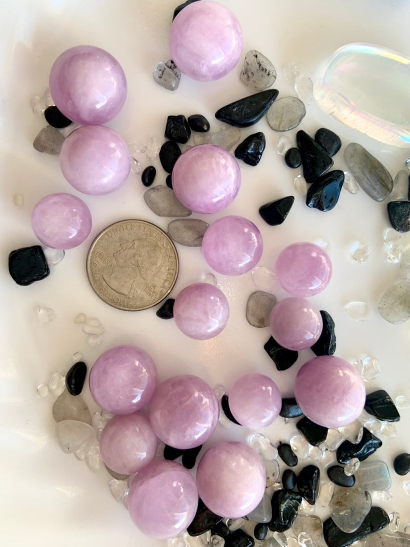 Mini Kunzite Spheres