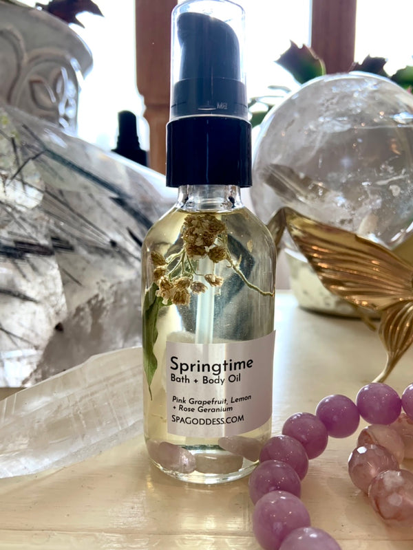 Springtime Body Oil - Heart Chakra + Solar Plexus