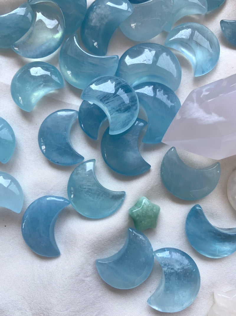 Aquamarine Crystal Moons