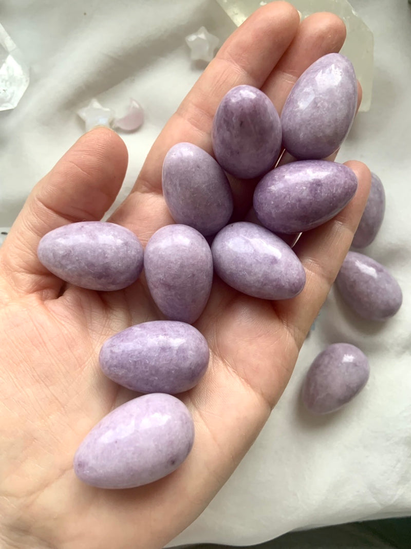 Lilac Lepidolite Robin Eggs