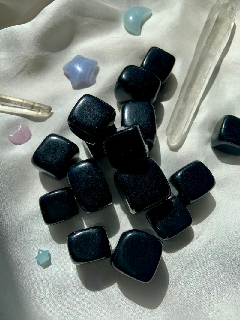 Black Obsidian Cubes for energetic protection