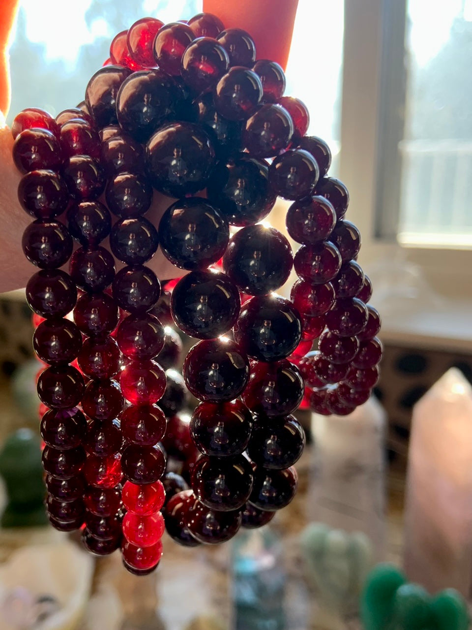 Almandine Garnet Bracelets