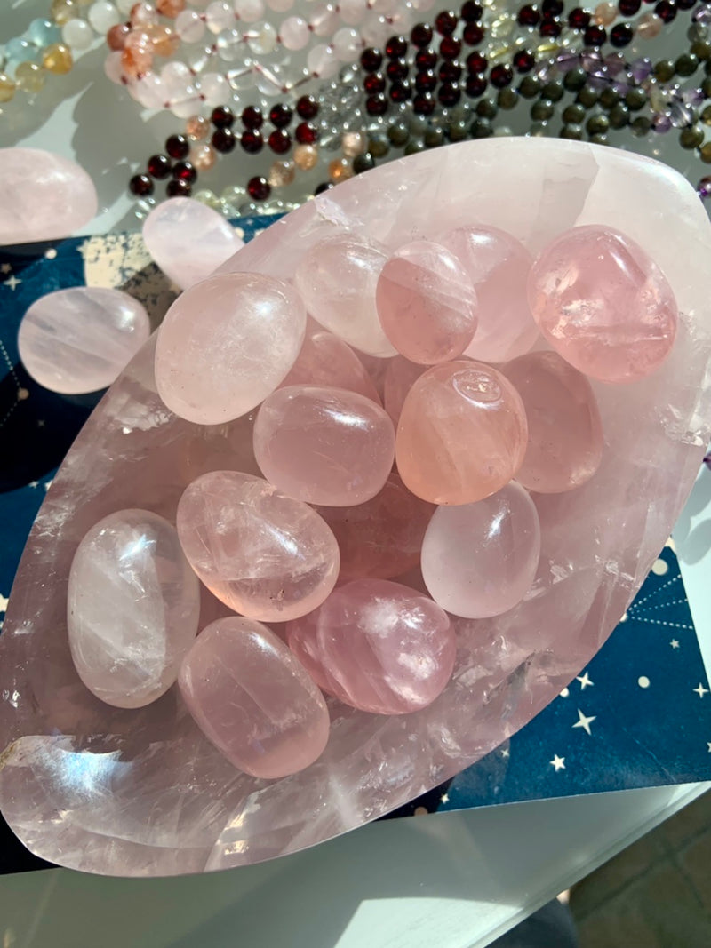 Rose Quartz Tumbles