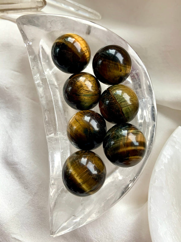 Golden Tiger's Eye Mini Spheres