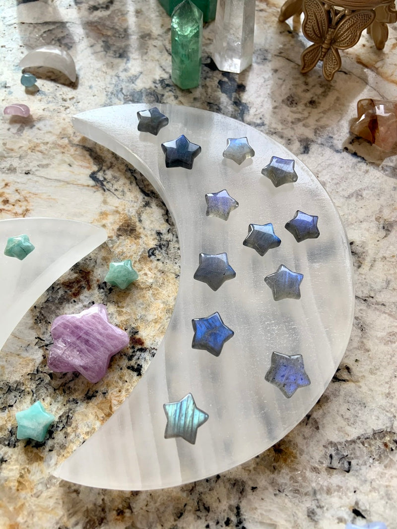 Flashy Labradorite Mini Stars