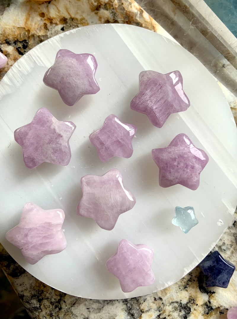 Shimmery Kunzite Stars