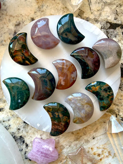 Colorful Ocean Jasper Moons