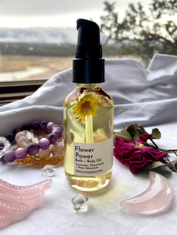 Flower Power Body Oil - Heart Chakra