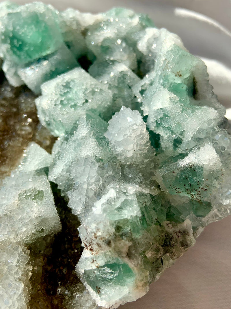 Sugary Cubic Fluorite Specimen